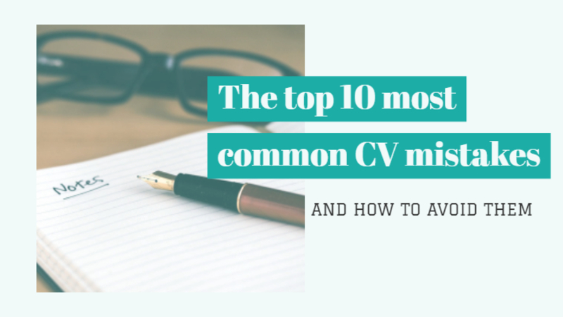 How to write a good CV and CV mistakes